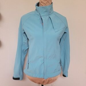 Mountain Hardwear Blue Fleece Lined Jacket